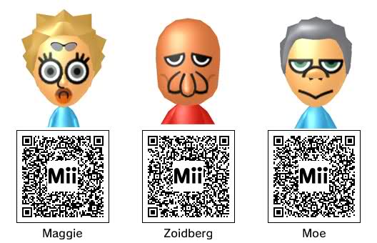 Tomodachi life qr codes anime characters